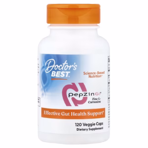 Doctor's Best, PepZin GI®, Zinc-L-Carnosine, 120 Veggie Caps