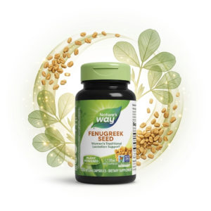 1. كبسولات بذور الحلبة (Fenugreek Seed)  Nature's Way