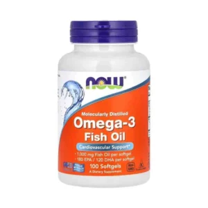 NOW Foods, oméga-3, 1000 mg,100 capsules